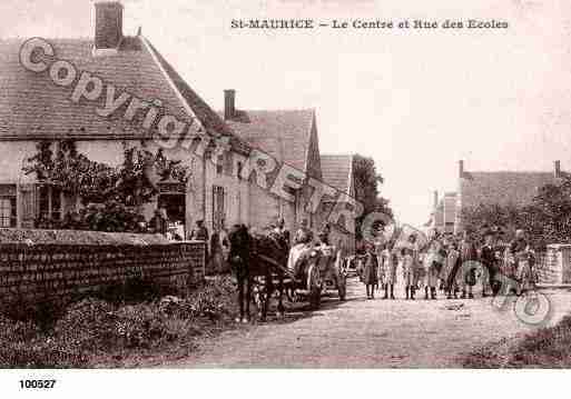 Ville de SAINTMAURICEENRIVIERE, carte postale ancienne