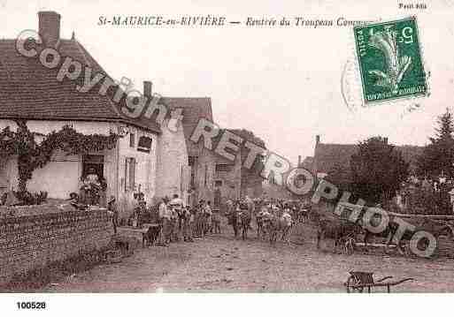 Ville de SAINTMAURICEENRIVIERE, carte postale ancienne