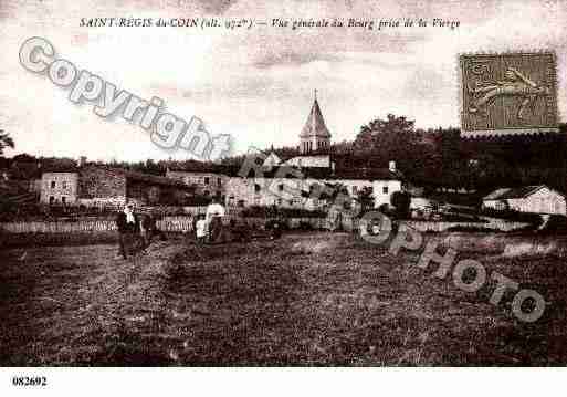 Ville de SAINTREGISDUCOIN, carte postale ancienne