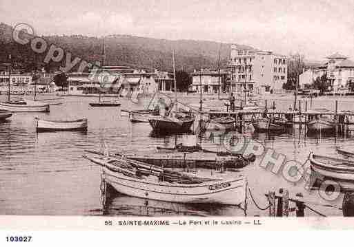 Ville de SAINTEMAXIME, carte postale ancienne