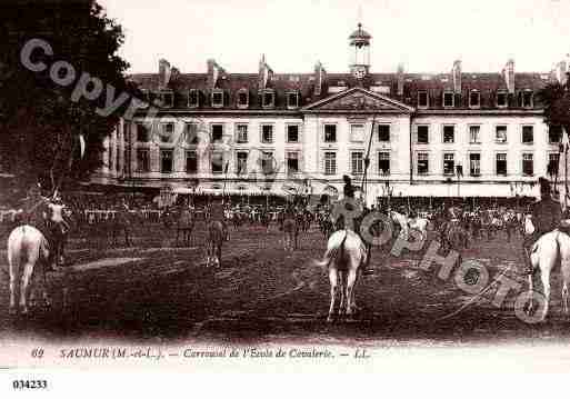 Ville de SAUMUR, carte postale ancienne