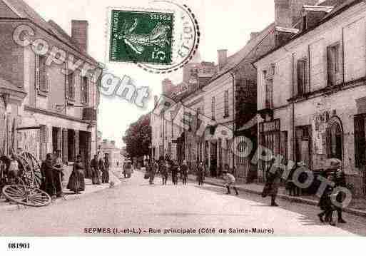 Ville de SEPMES, carte postale ancienne