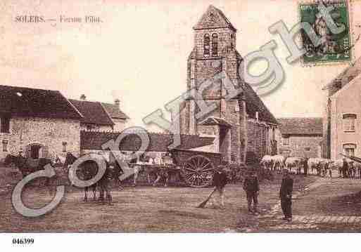 Ville de SOLERS, carte postale ancienne