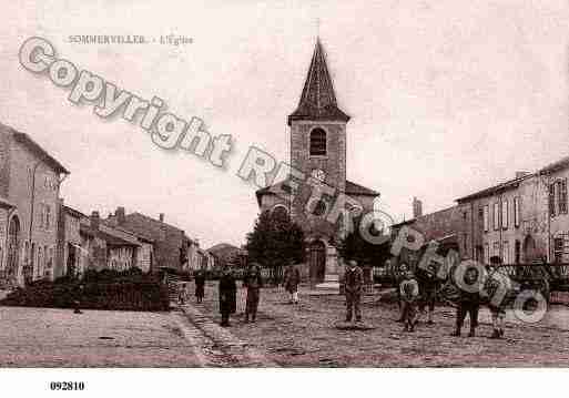 Ville de SOMMERVILLER, carte postale ancienne