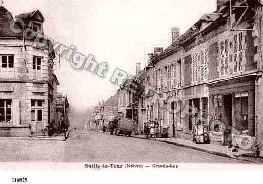 Ville de SUILLYLATOUR, carte postale ancienne