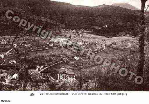 Ville de THANNENKIRCH, carte postale ancienne Ville de THANNENKIRCH, carte postale ancienne