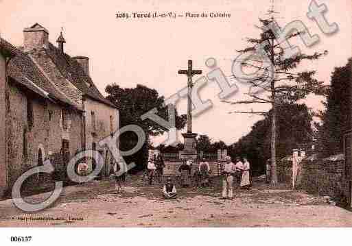 Ville de TORCE, carte postale ancienne