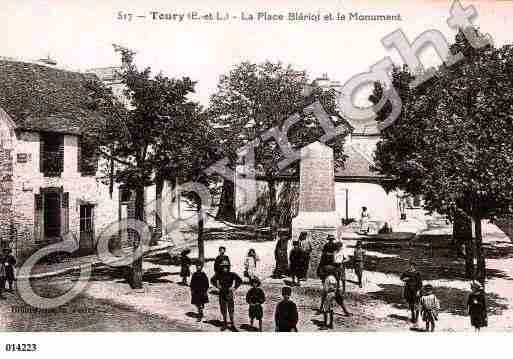 Ville de TOURY, carte postale ancienne