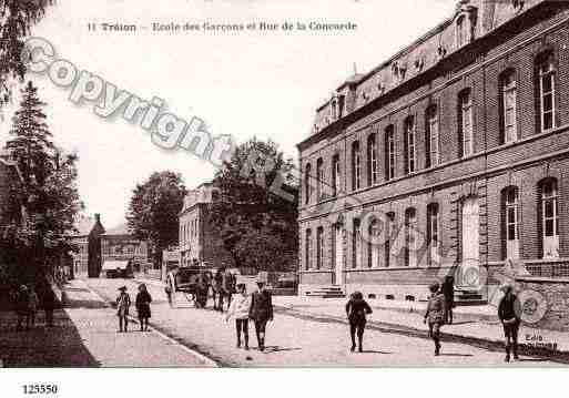 Ville de TRELON, carte postale ancienne