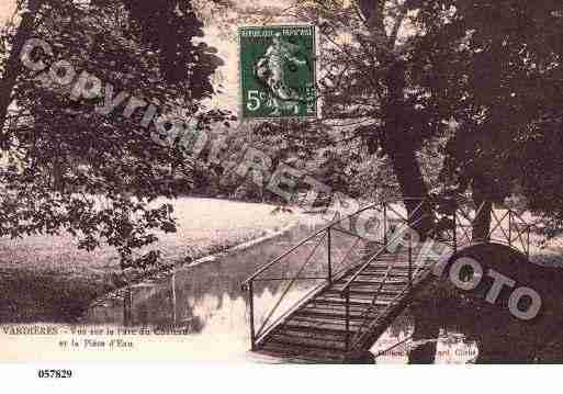 Ville de VANDIERES, carte postale ancienne