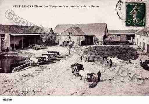 Ville de VERTLEGRAND, carte postale ancienne