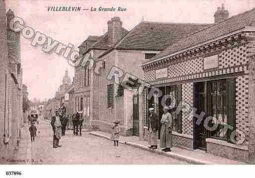 Ville de VILLEBLEVIN, carte postale ancienne