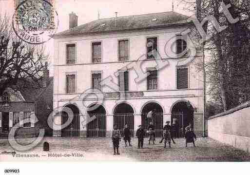 Ville de VILLENAUXELAGRANDE, carte postale ancienne