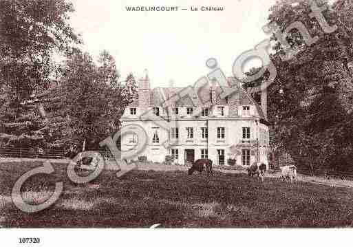 Ville de WADELINCOURT, carte postale ancienne