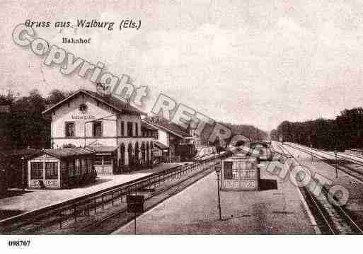 Ville de WALBOURG, carte postale ancienne