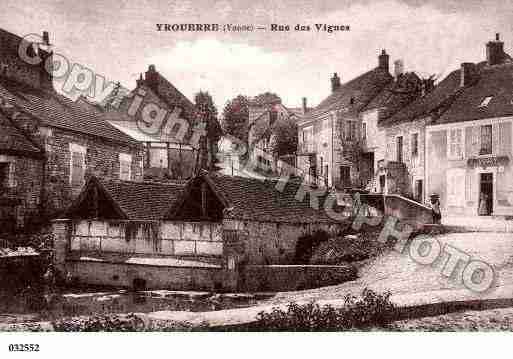 Ville de YROUERRE, carte postale ancienne