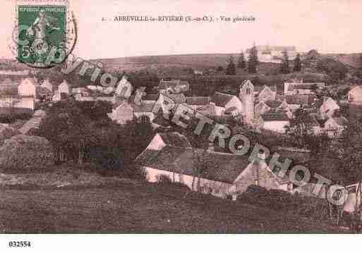 Ville de ABBEVILLELARIVIERE, carte postale ancienne