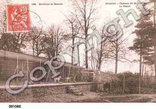 Ville de AINCOURT, carte postale ancienne