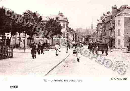 Ville de AMIENS, carte postale ancienne