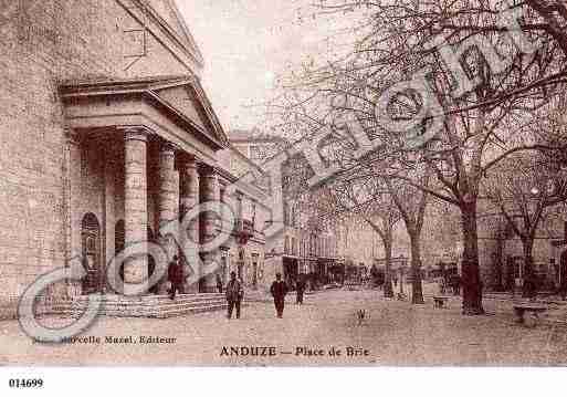 Ville de ANDUZE, carte postale ancienne