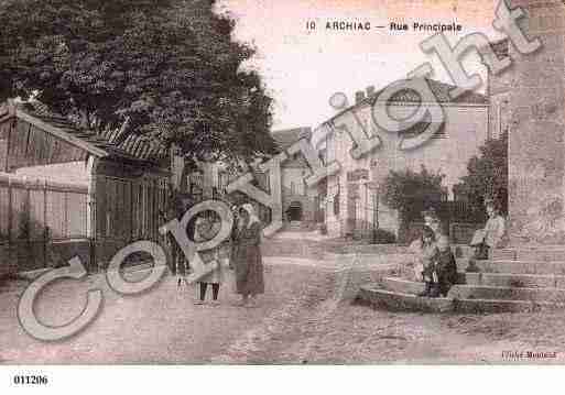 Ville de ARCHIAC, carte postale ancienne