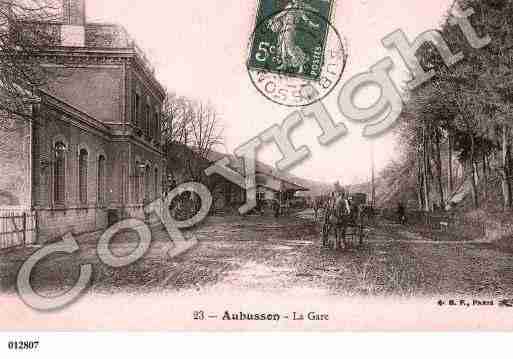 Ville de AUBUSSON, carte postale ancienne