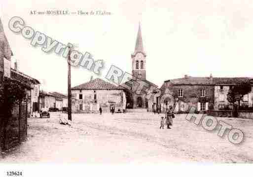 Ville de AYSURMOSELLE, carte postale ancienne