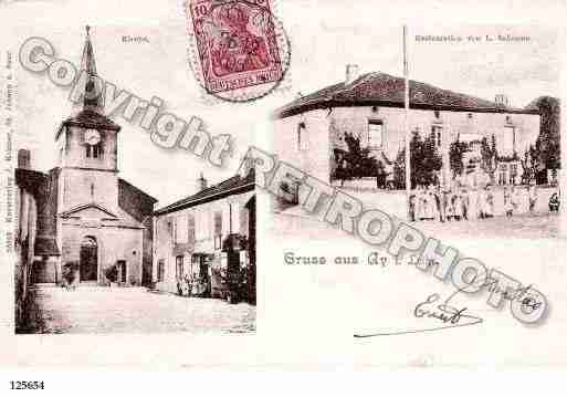 Ville de AYSURMOSELLE, carte postale ancienne