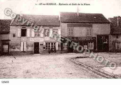 Ville de AYSURMOSELLE, carte postale ancienne