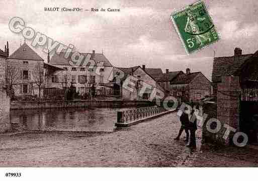 Ville de BALOT, carte postale ancienne