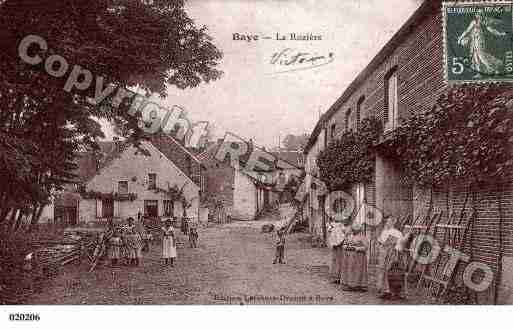 Ville de BAYE, carte postale ancienne