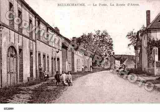 Ville de BELLECHAUME, carte postale ancienne