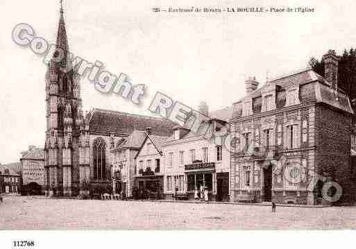 Ville de BOUILLE(LA), carte postale ancienne