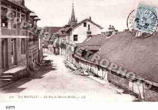 Ville de BOUILLE(LA), carte postale ancienne