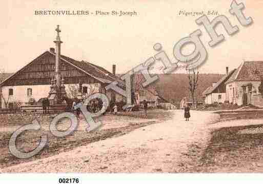 Ville de BRETONVILLERS, carte postale ancienne