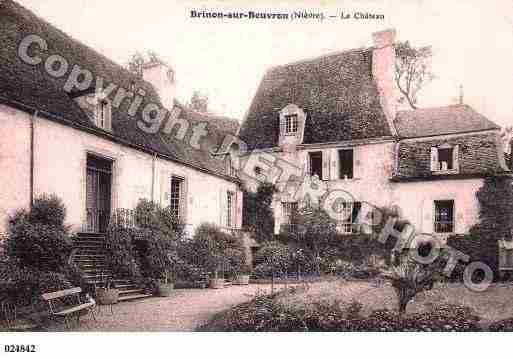 Ville de BRINONSURBEUVRON, carte postale ancienne