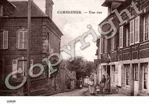 Ville de CAMBREMER, carte postale ancienne