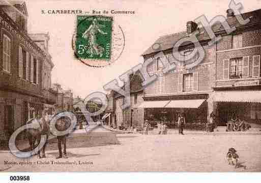 Ville de CAMBREMER, carte postale ancienne