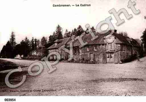 Ville de CAMBREMER, carte postale ancienne