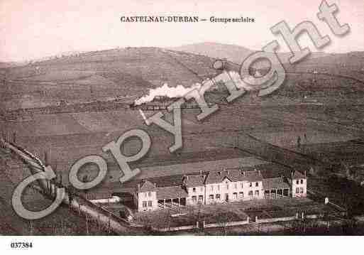 Ville de CASTELNAUDURBAN, carte postale ancienne