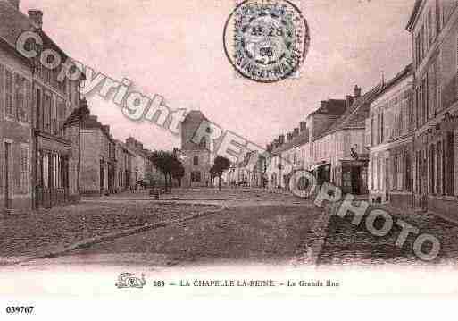 Ville de CHAPELLELAREINE(LA), carte postale ancienne