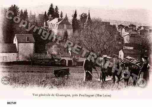 Ville de CHASSAGNES, carte postale ancienne