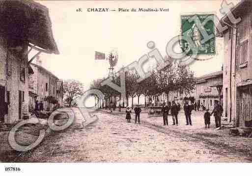 Ville de CHAZEYsurAIN, carte postale ancienne