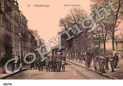 Ville de CHERBOURG, carte postale ancienne