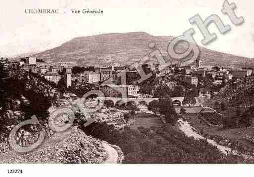 Ville de CHOMERAC, carte postale ancienne