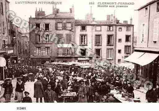 Ville de CLERMONTFERRAND, carte postale ancienne