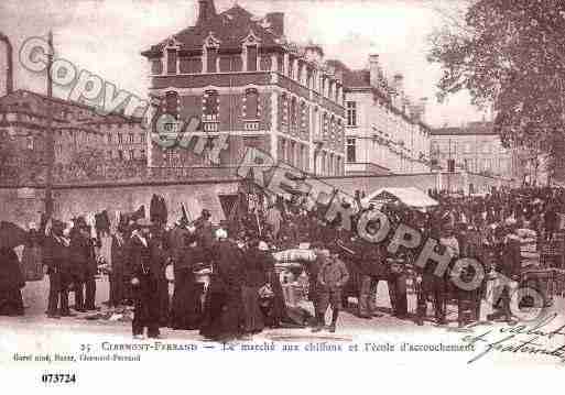 Ville de CLERMONTFERRAND, carte postale ancienne