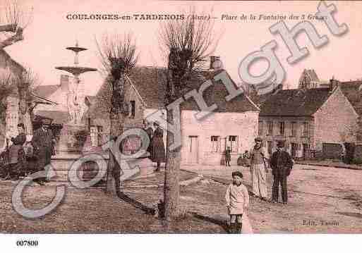Ville de COULONGESENTARDENOIS, carte postale ancienne