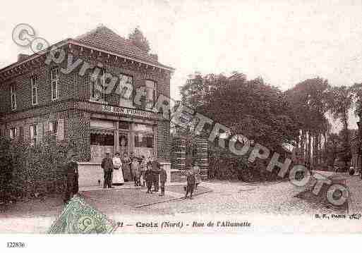 Ville de CROIX, carte postale ancienne