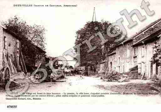 Ville de DEUXVILLES(LES), carte postale ancienne